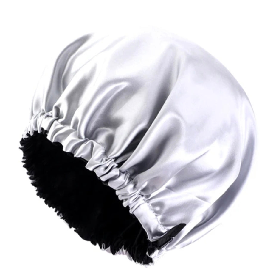 Satin Reversible Sleep Bonnet | Adjustable & Double-Layered
