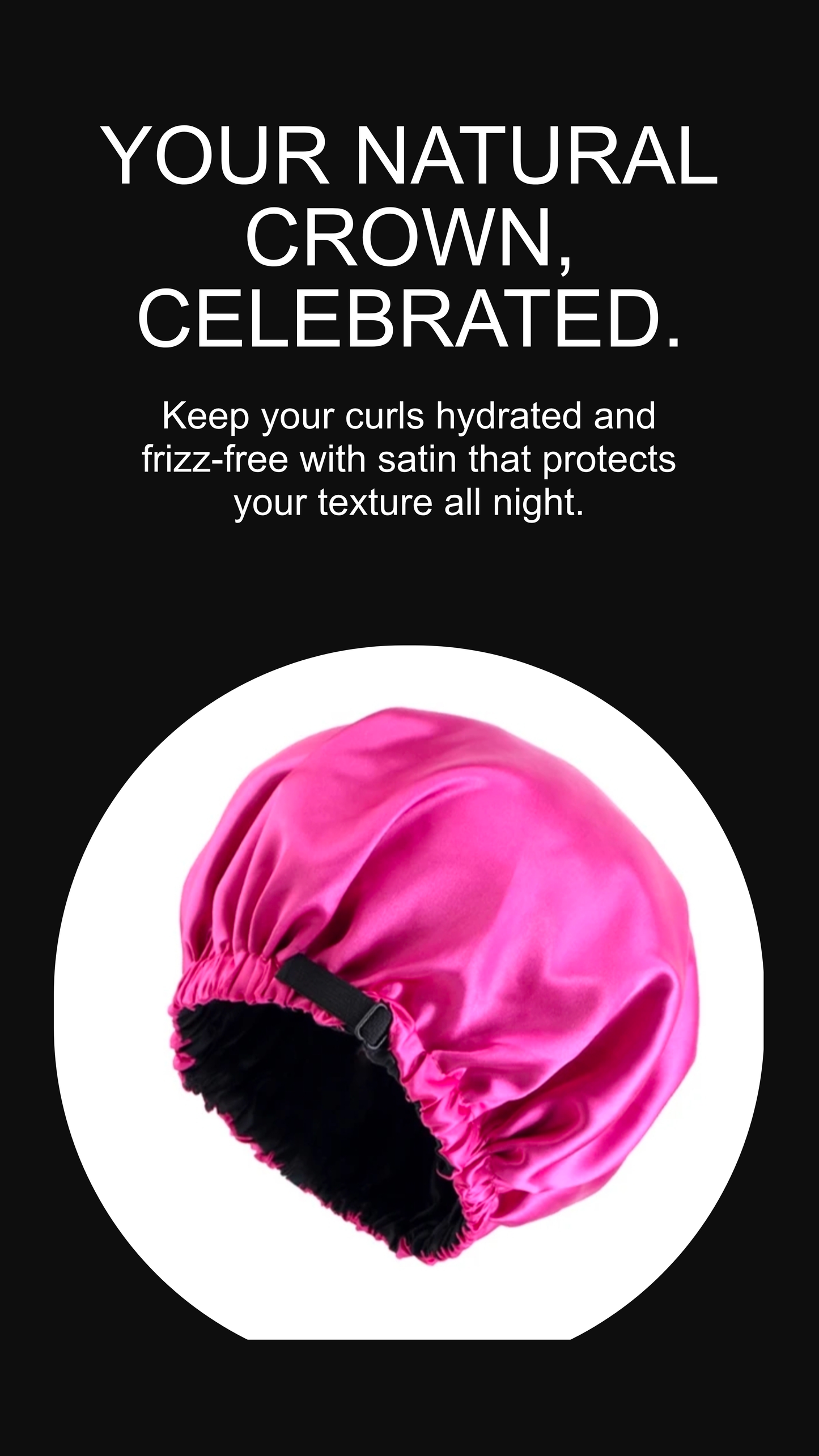Satin Reversible Sleep Bonnet | Adjustable & Double-Layered