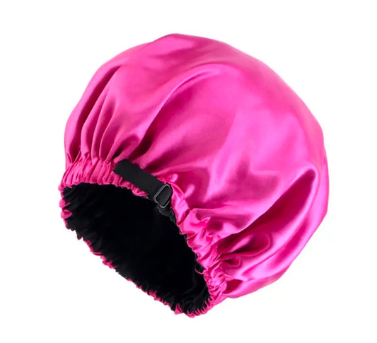 Satin Reversible Sleep Bonnet | Adjustable & Double-Layered
