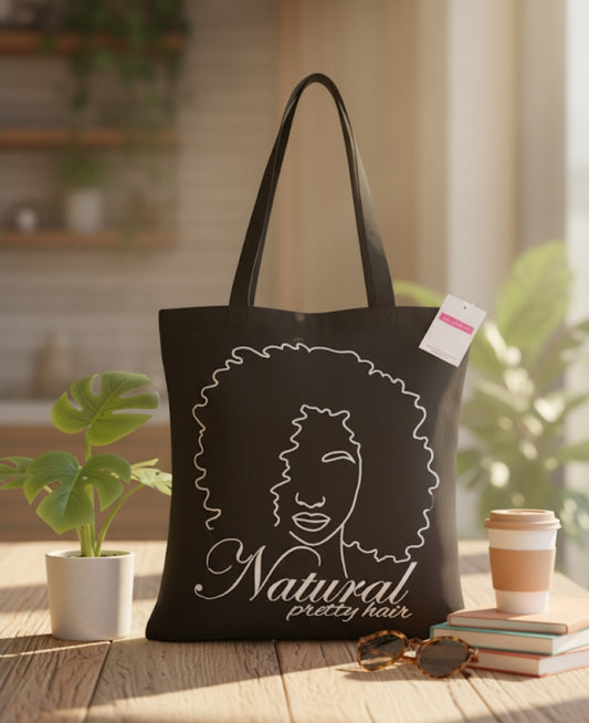 Natural Pretty Hair Tote Bag