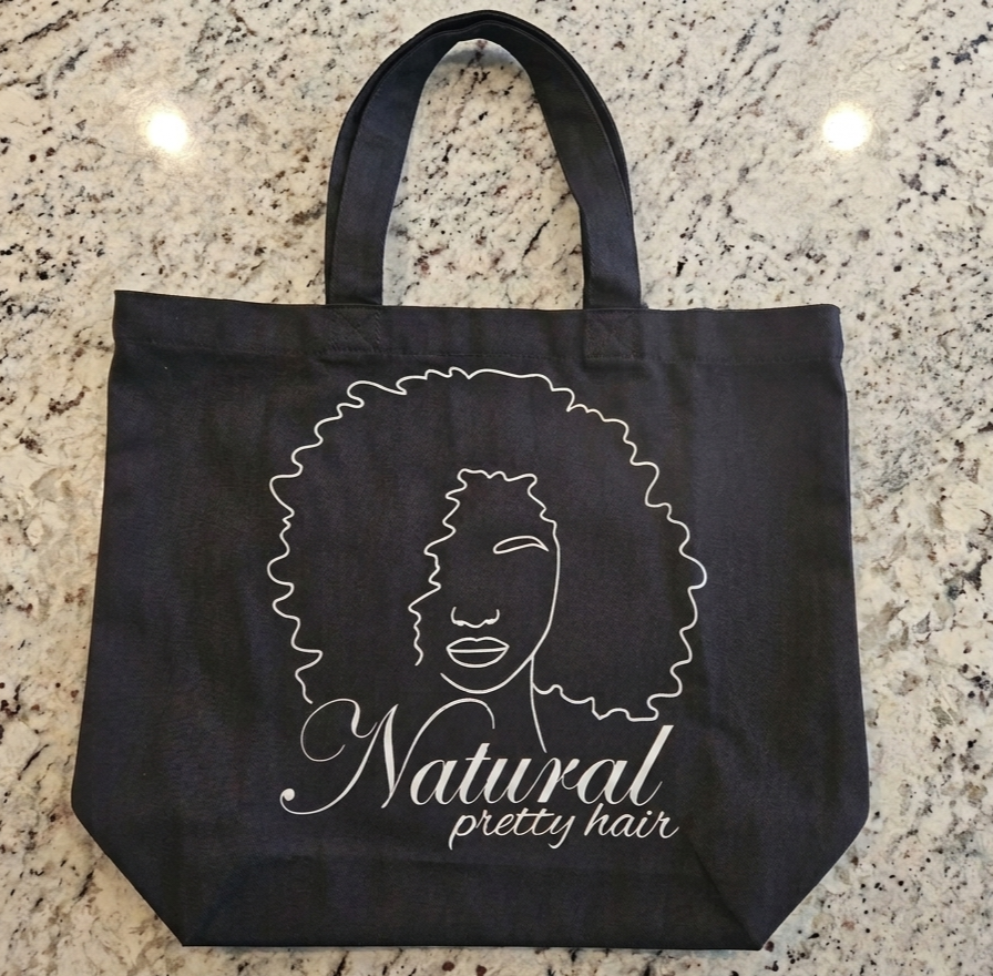 Natural Pretty Hair Tote Bag